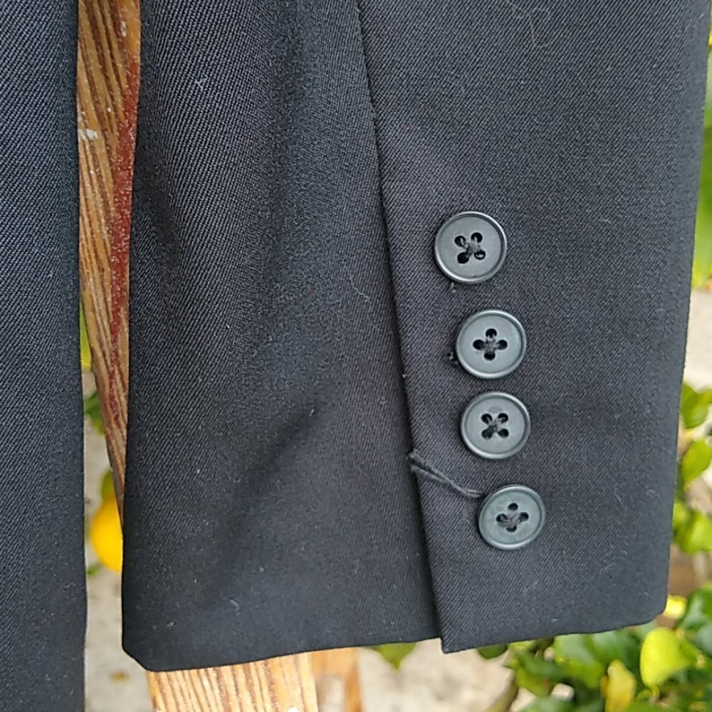 Classiques Entier Tailored 5 Button Wool Blazer S - image 6